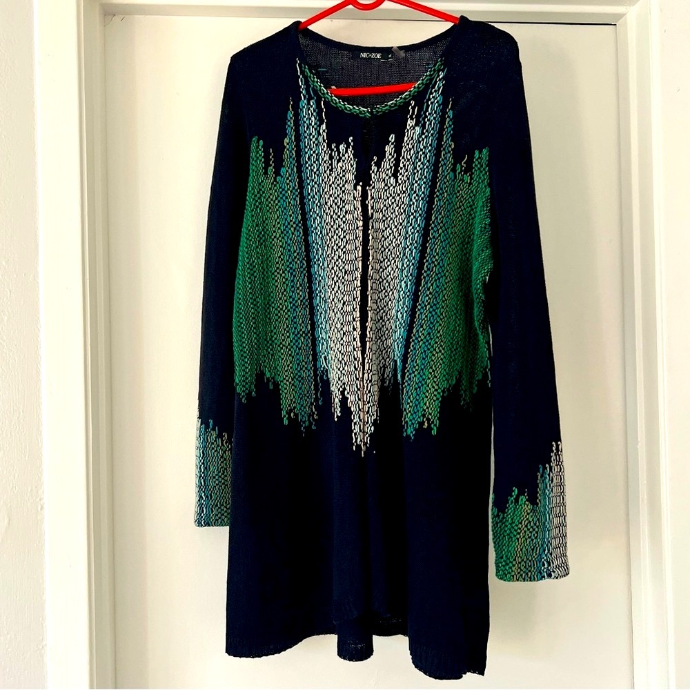 NIC+ZOE luxurious linen blend cardigan in very good condition.